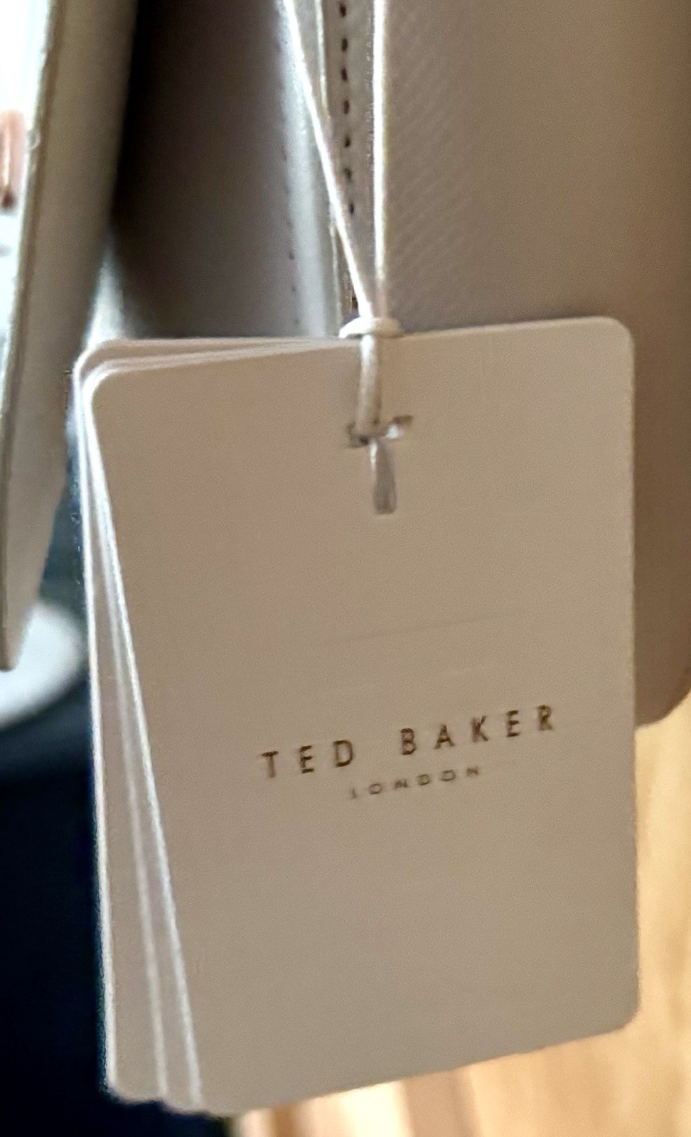 NWT Ted Baker London Feline Cat Leather Crossbody, White