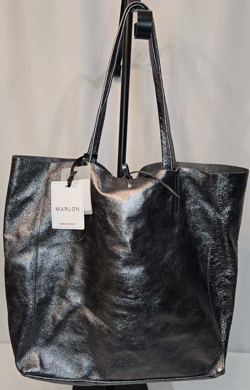 NWT Marlon Borsa Shopper Maxi Tote / Leather