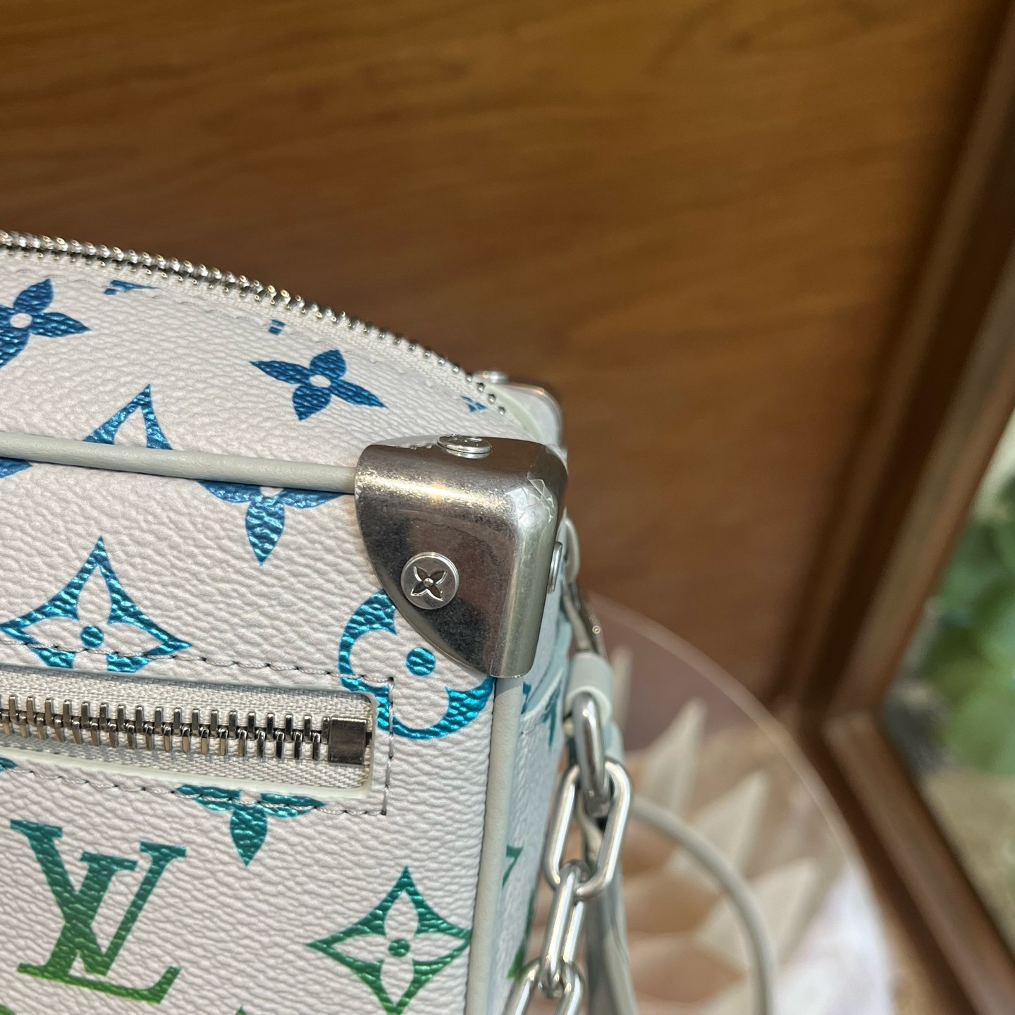 LV Soft Trunk 18.5cm Rainbow Gradient Monogram Crossbody Bag Duty Paid
