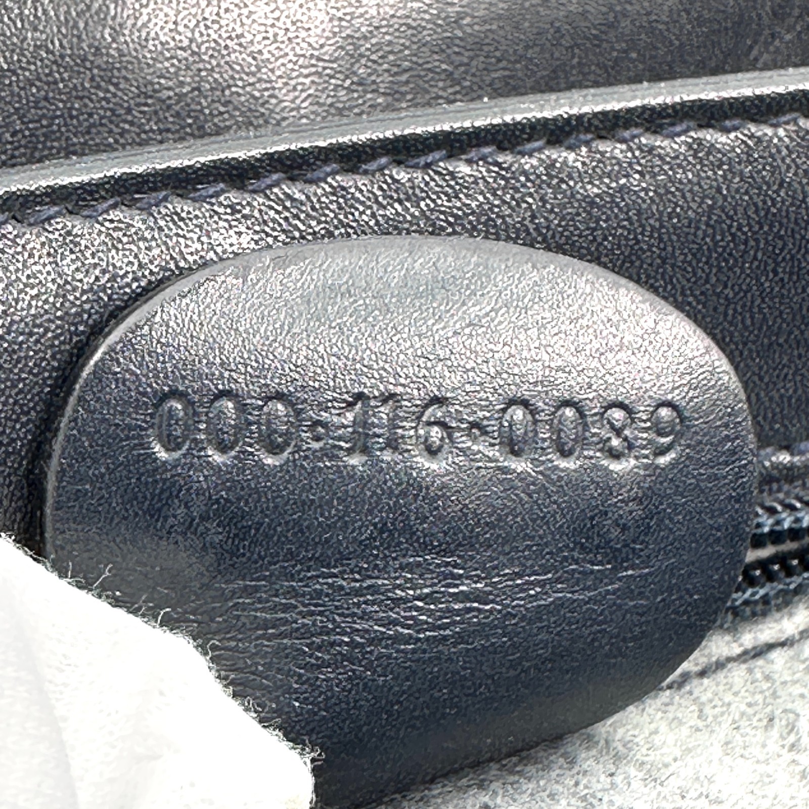 Vintage GUCCI Shoulder Bag Micro GG Hand Bag Black Made In ITALY Authentic