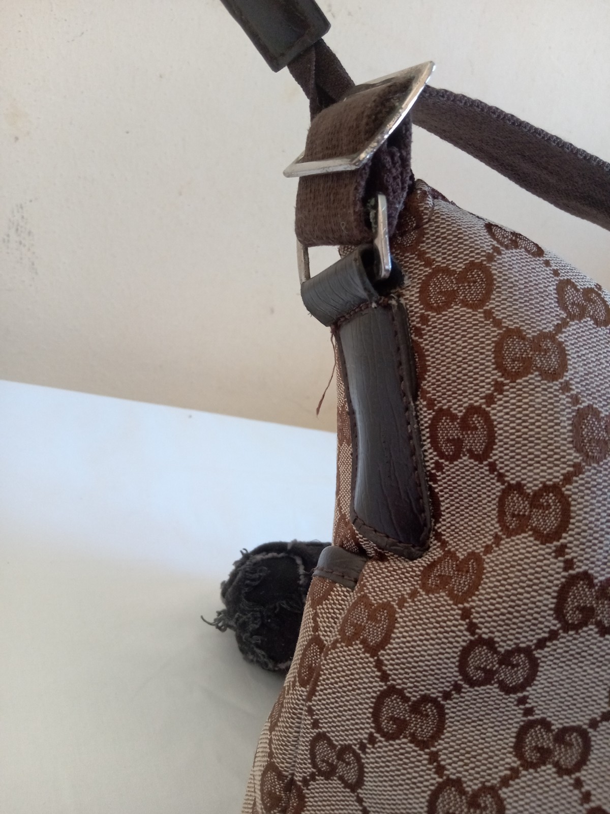 Gucci Brown Canvas Bag