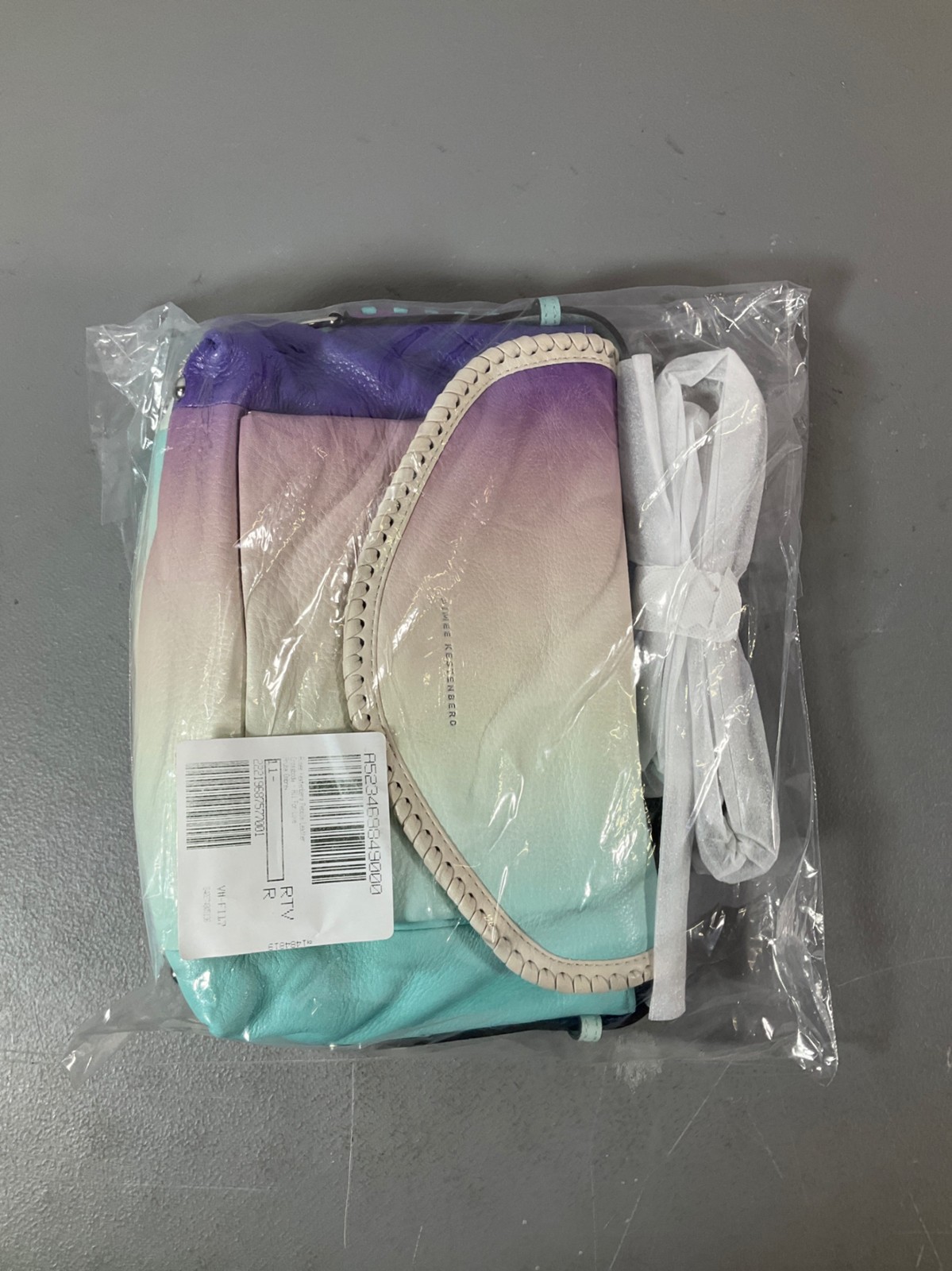 Aimee Kestenberg Aruba Crossbody Bag – Ombre Pebble Leather with Adjustable Stra
