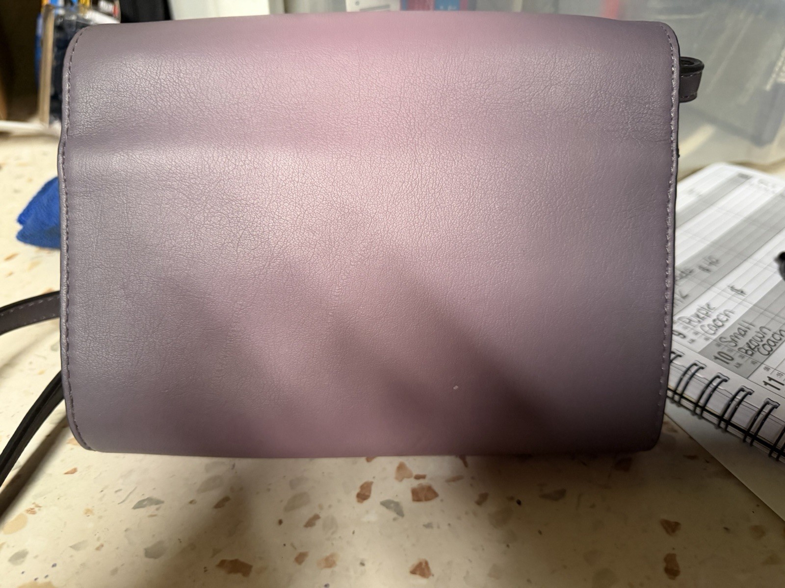 Victoria’s Secret Logo Button Shoulder Bag Lavender Small Casual Women