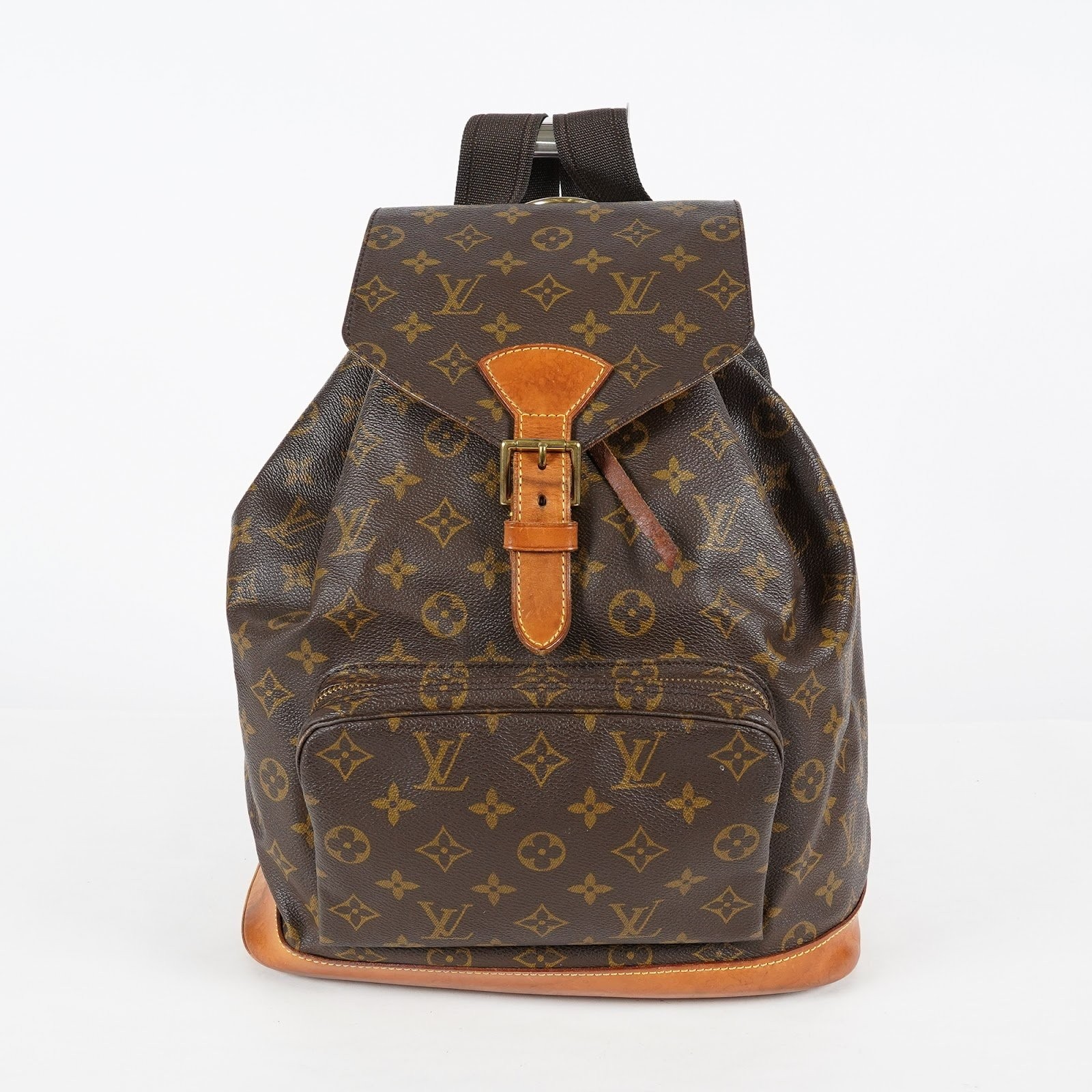 Louis Vuitton Montsouris GM Backpack M51135 Monogram Canvas Brown 08E113850012