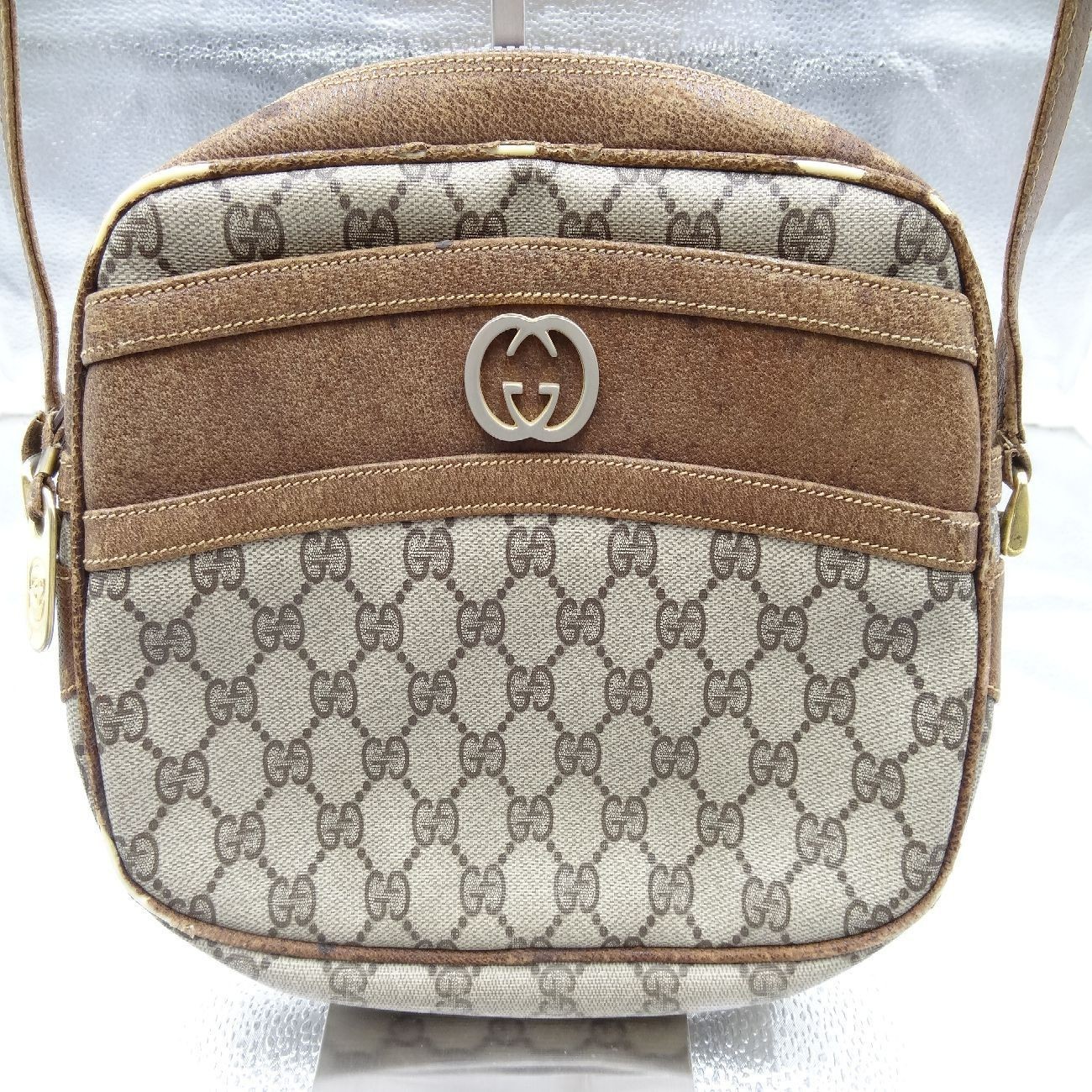 Gucci GICCI Vintage Shoulder Bag One Shoulder Handbag Rare Genuine
