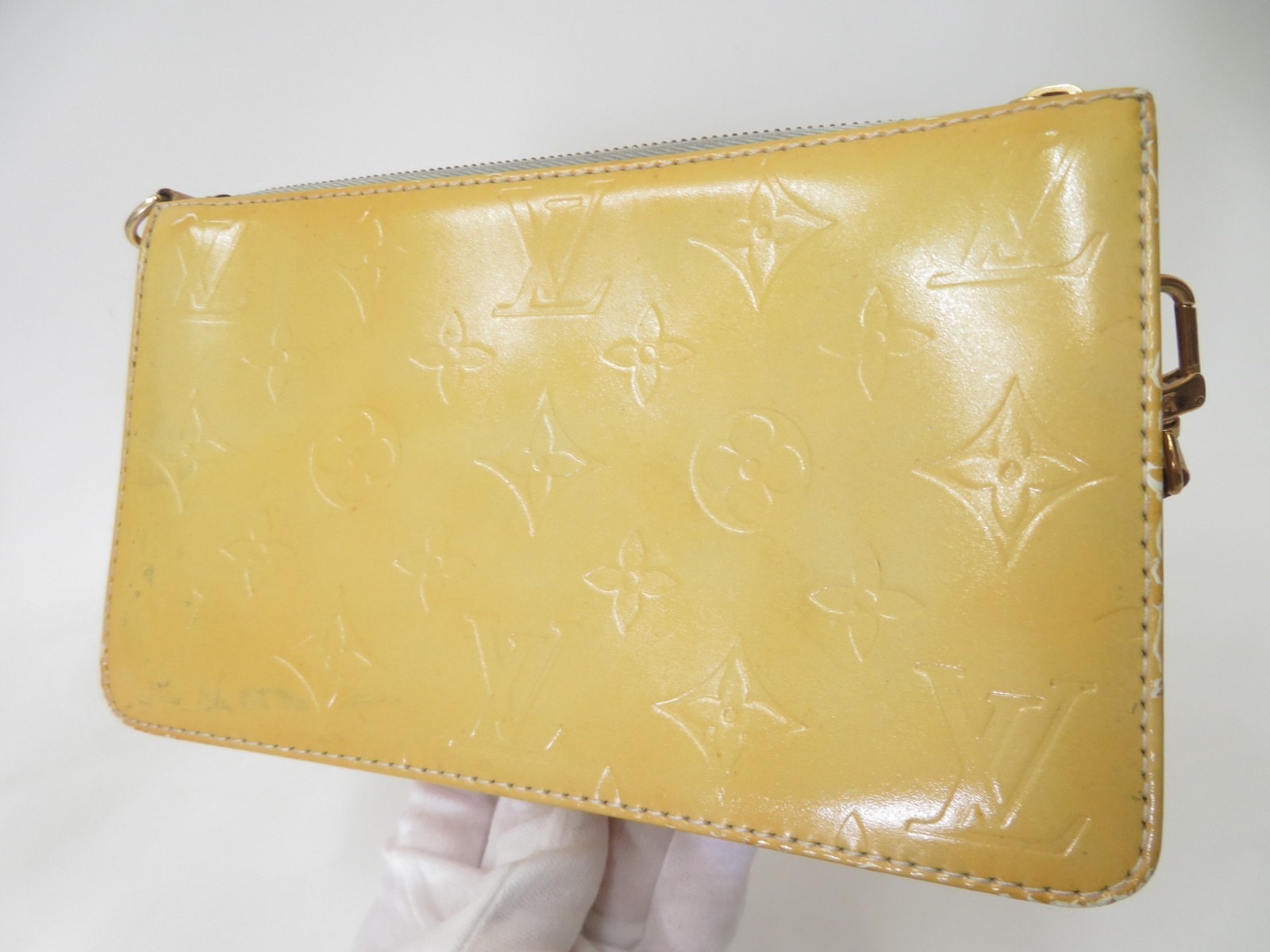 Authentic Louis Vuitton Monogram Vernis Lexington Handbag F#53822