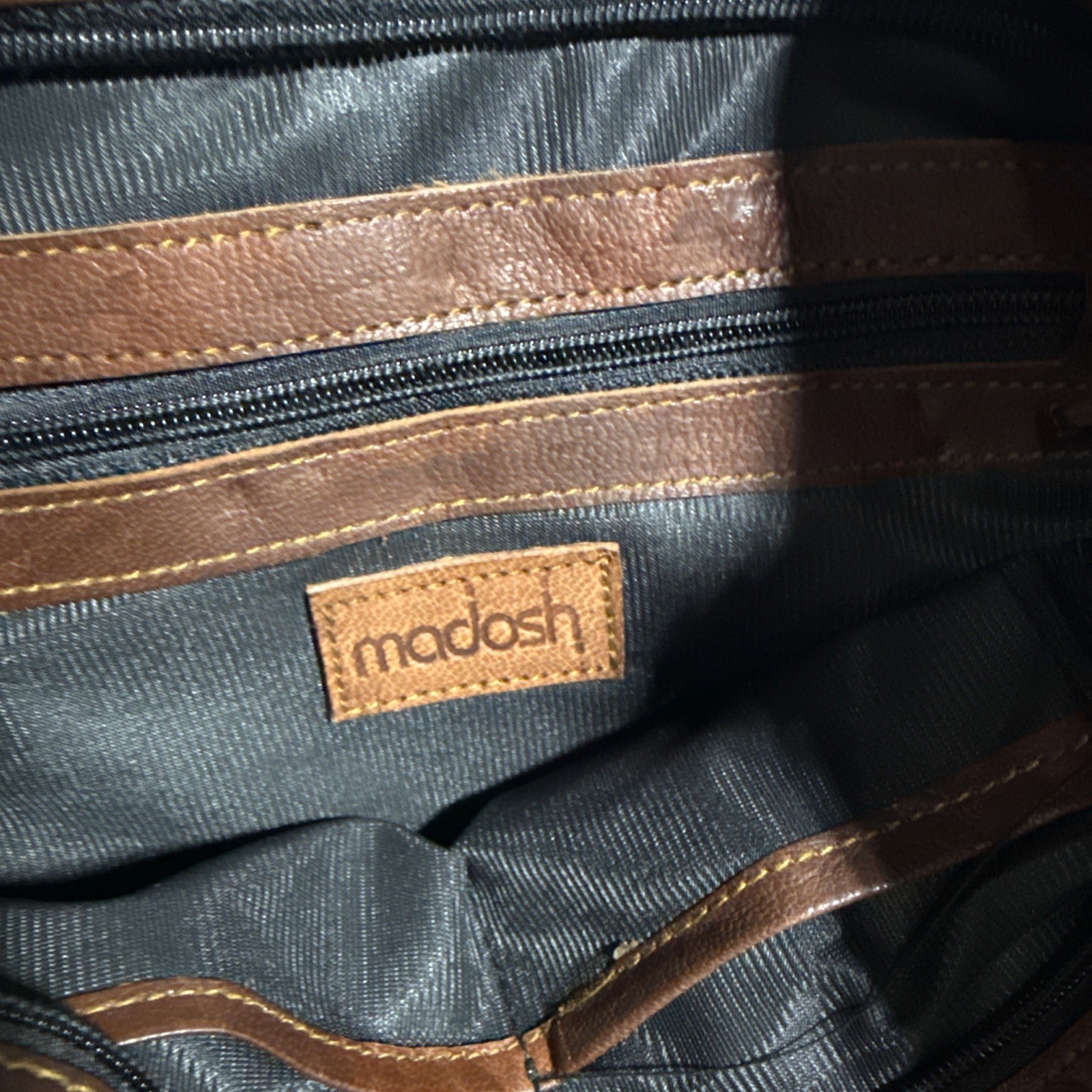 Madosh Genuine Leather Business Work Shoulder Bag Purse Made in India
