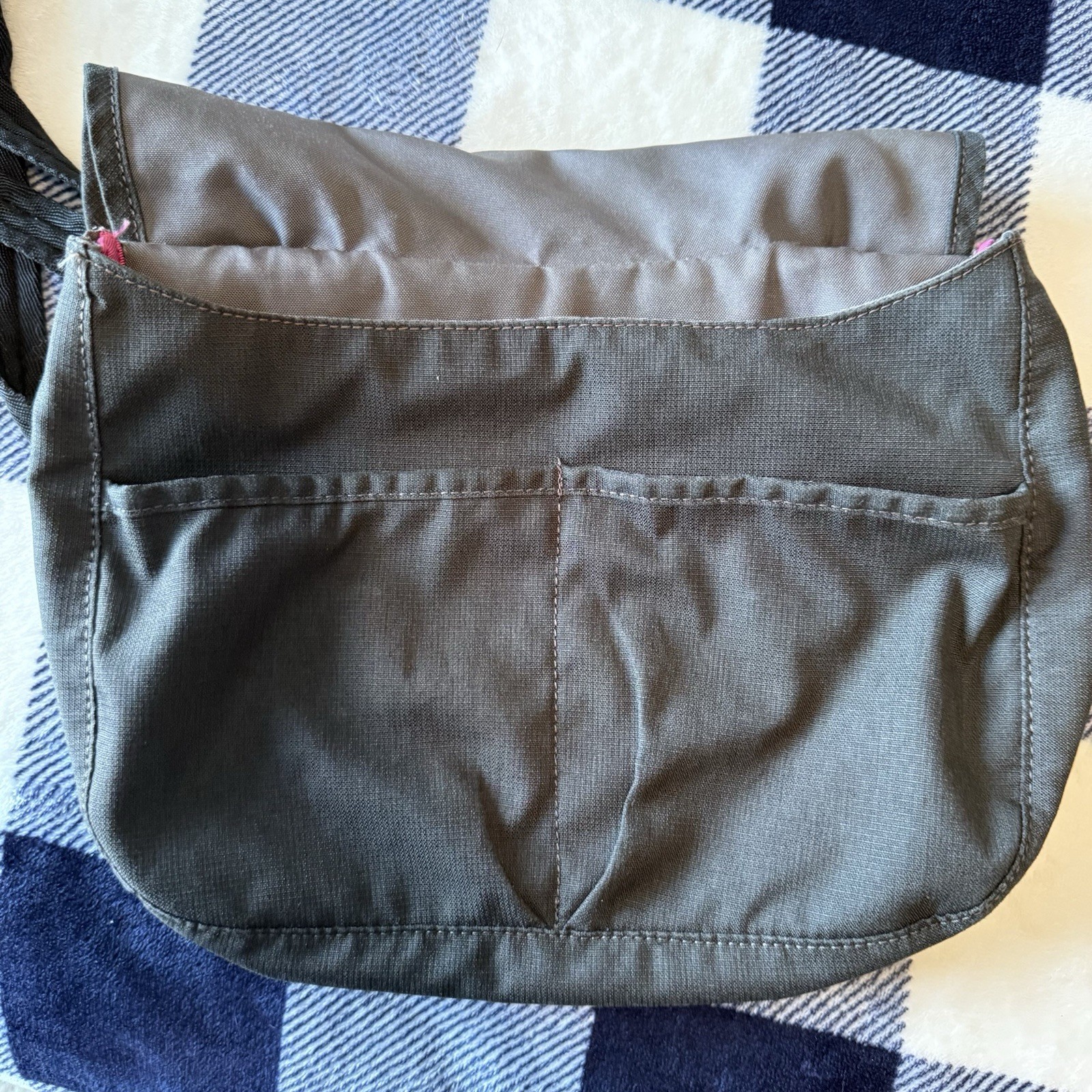 REI Parkrose Convertible Purse Dark Gray Travel Hiking Crossbody Bag Adjustable
