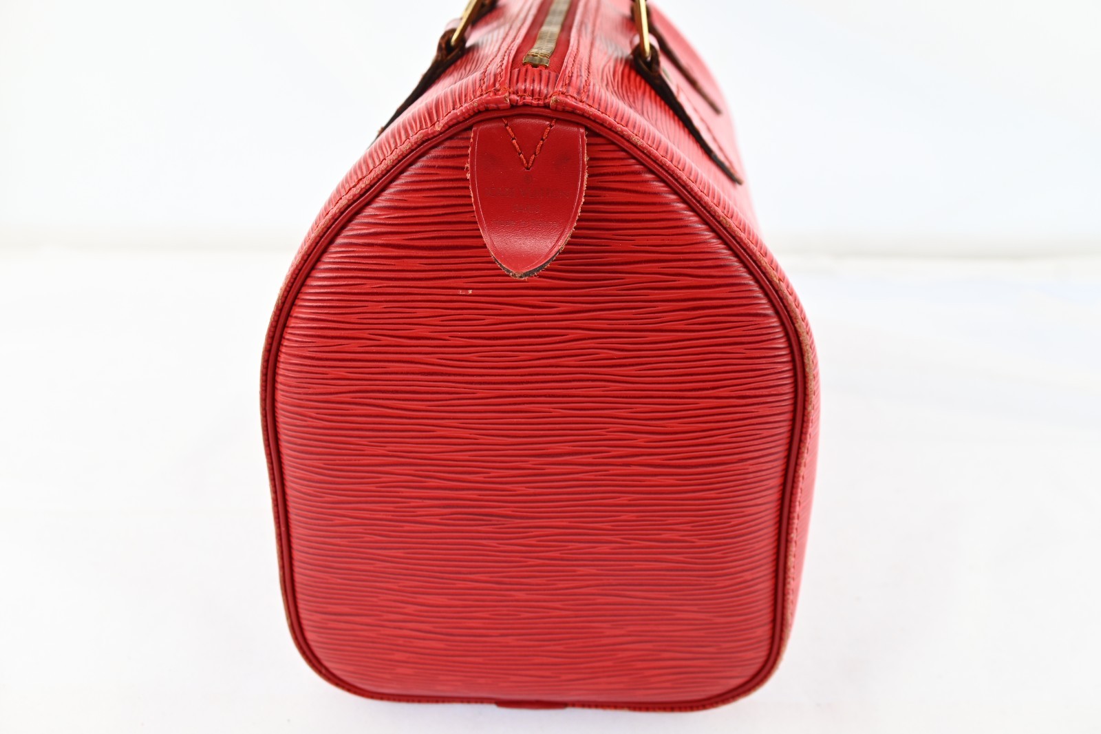 LOUIS VUITTON Epi Speedy 25 Hand Bag Red M43019 LV Auth B2226Y804