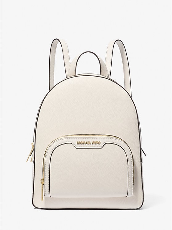 Michael Kors Jaycee Convertible Zip Pocket Tote Pebbled Backpack Jaycee Medium