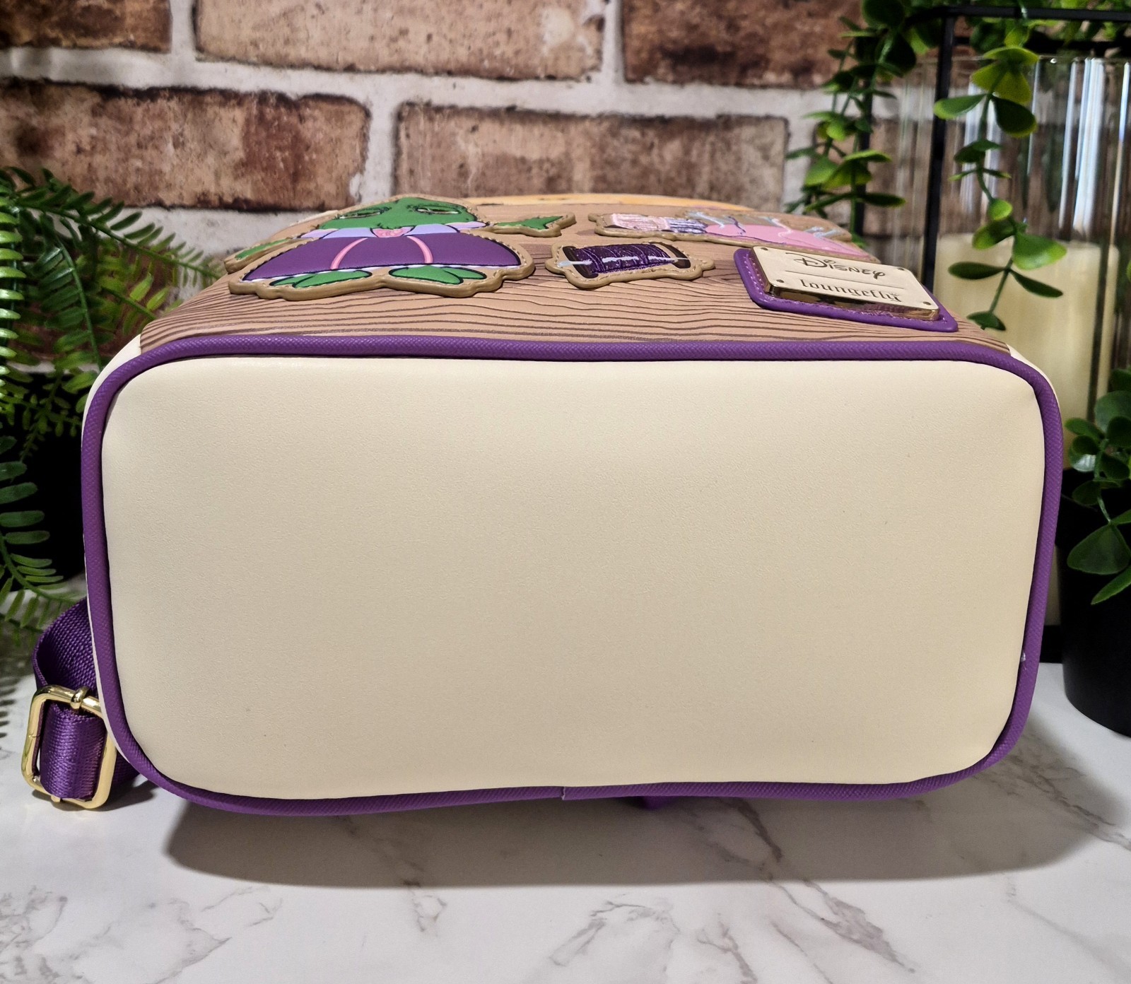Loungefly Disney Tangled Rapunzel & Pascal Dress Mini Backpack & Wallet Set NWT