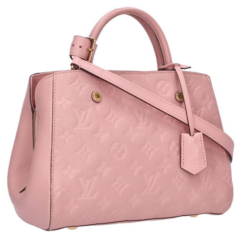 LOUIS VUITTON Bag: Montaigne BB M41199 Pink W27H19D11.5cm;