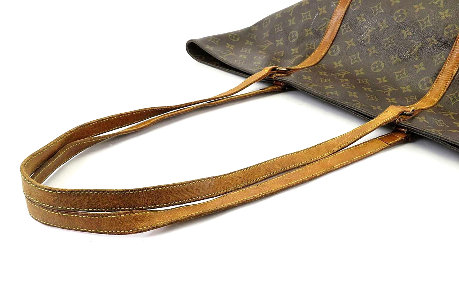 Authentic LOUIS VUITTON Sac Shopping GM Tote Monogram Shoulder Bag #63702