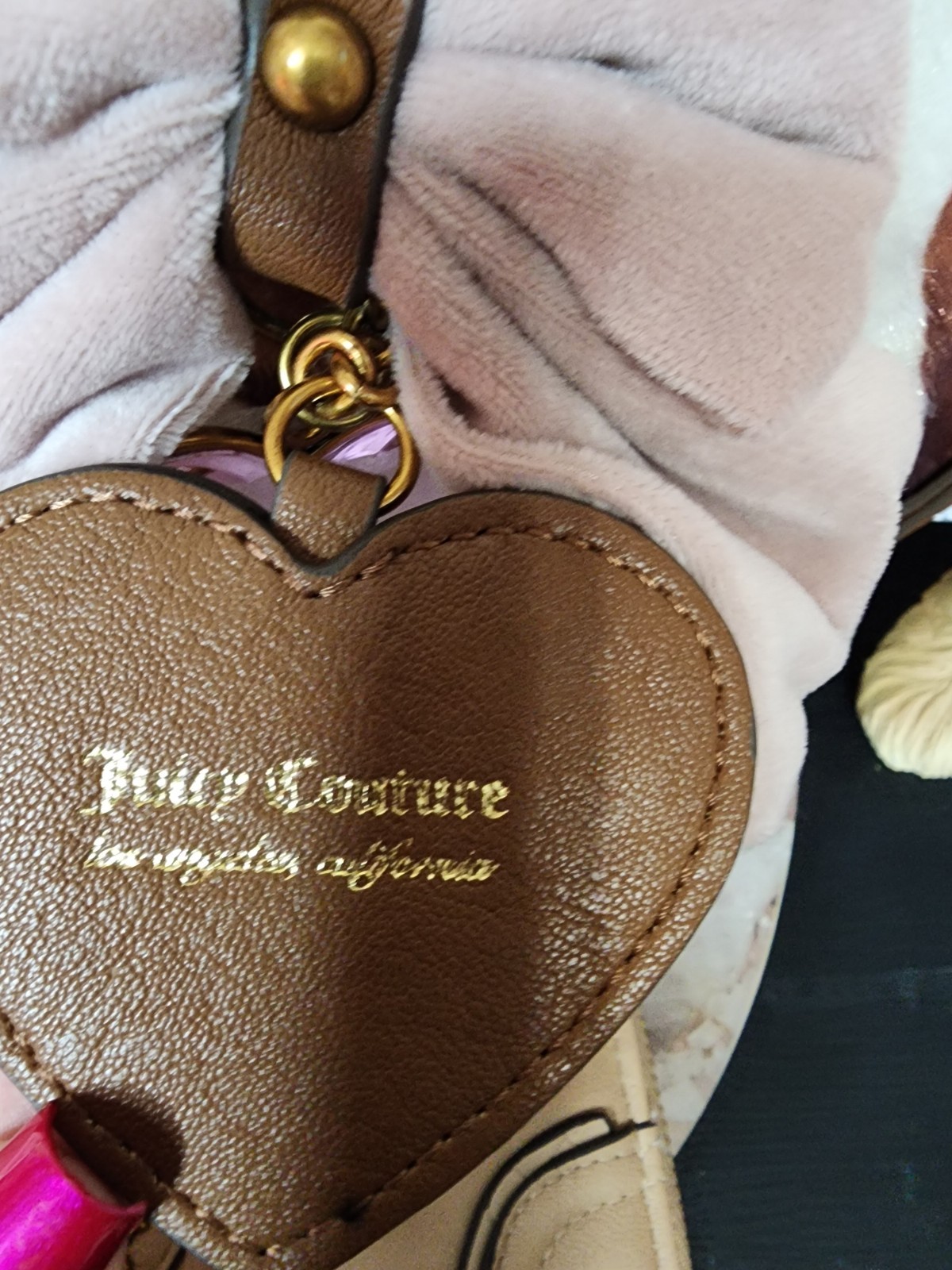 Juicy Couture Romance Cow Satchel Shoulder Bag W/ Matching Wallet