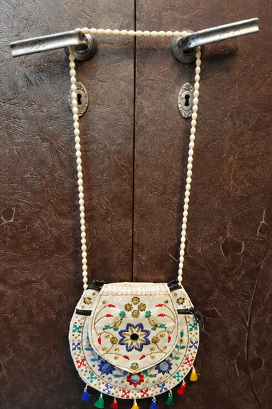 Handmade Vintage Banjara Shoulder Bag, Bohemian Embroidered Crossbody Purse