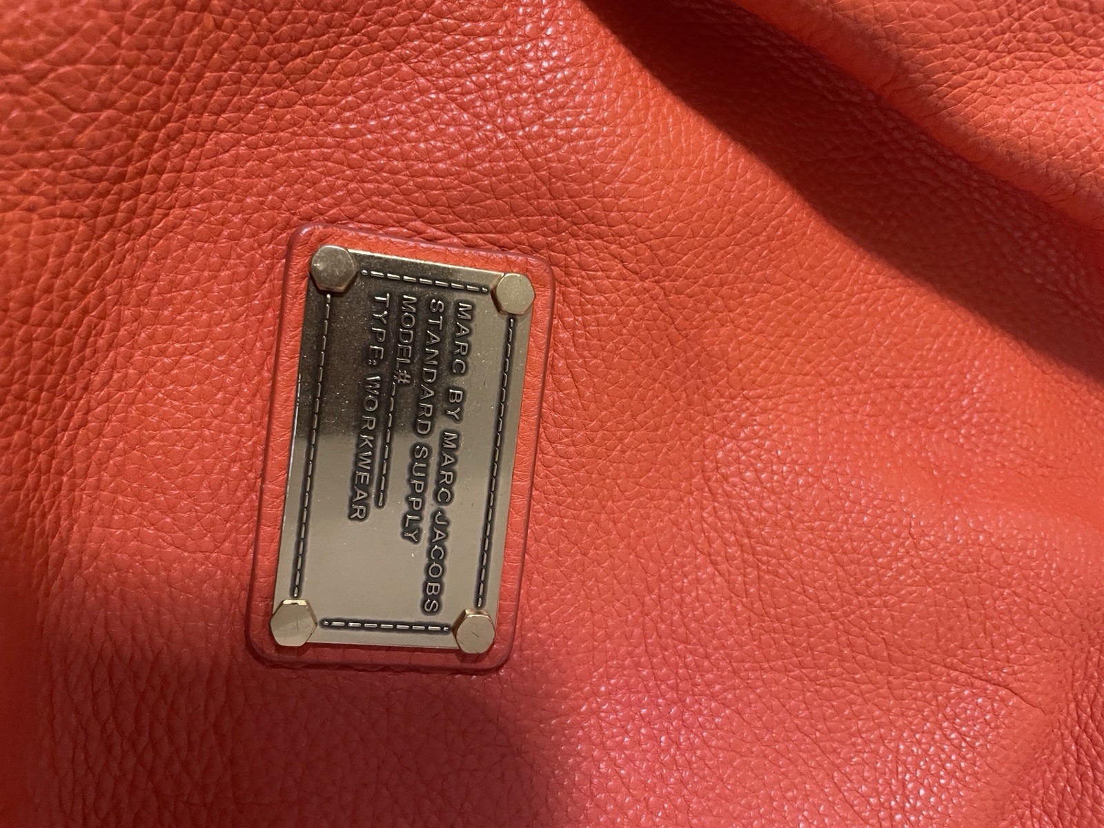 Marc by Marc Jacobs Classic Q Francesca Satchel Lobster Red Leather Hobo Bag