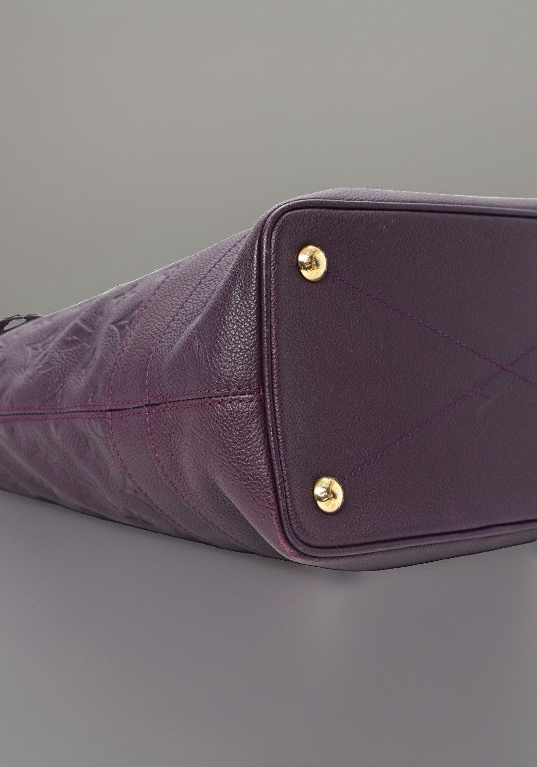 Louis Vuitton Citadine Shoulder Bag PM Purple Monogram Empreinte Leather