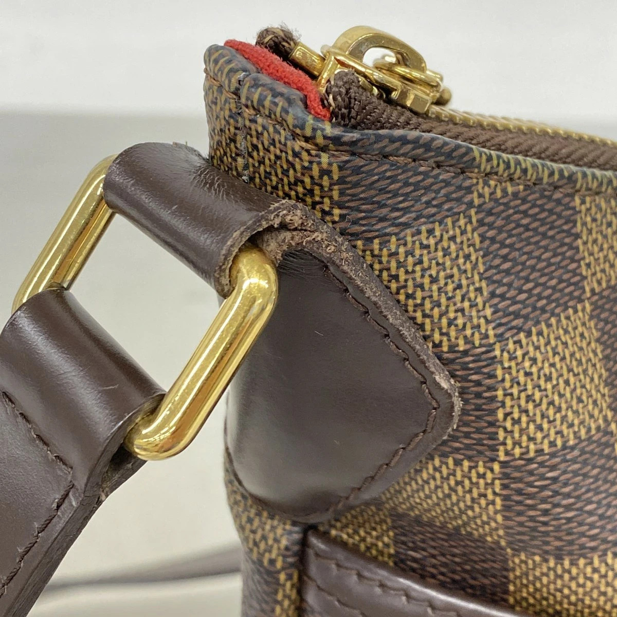 Louis Vuitton Bloomsbury PM Damier Ebene Crossbody Shoulder Bag N42251 LV