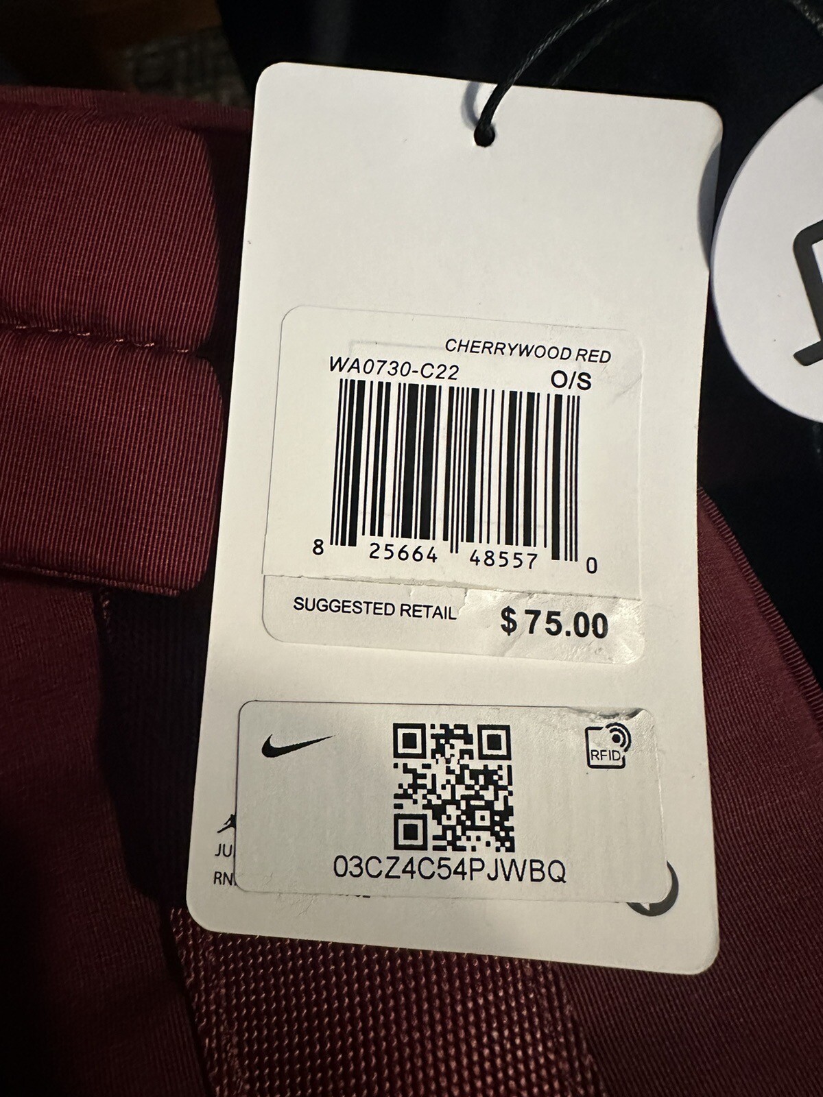 Nike Jordan Flight Backpack 13″ Laptop School Bag Cherry Wood Red WA0730