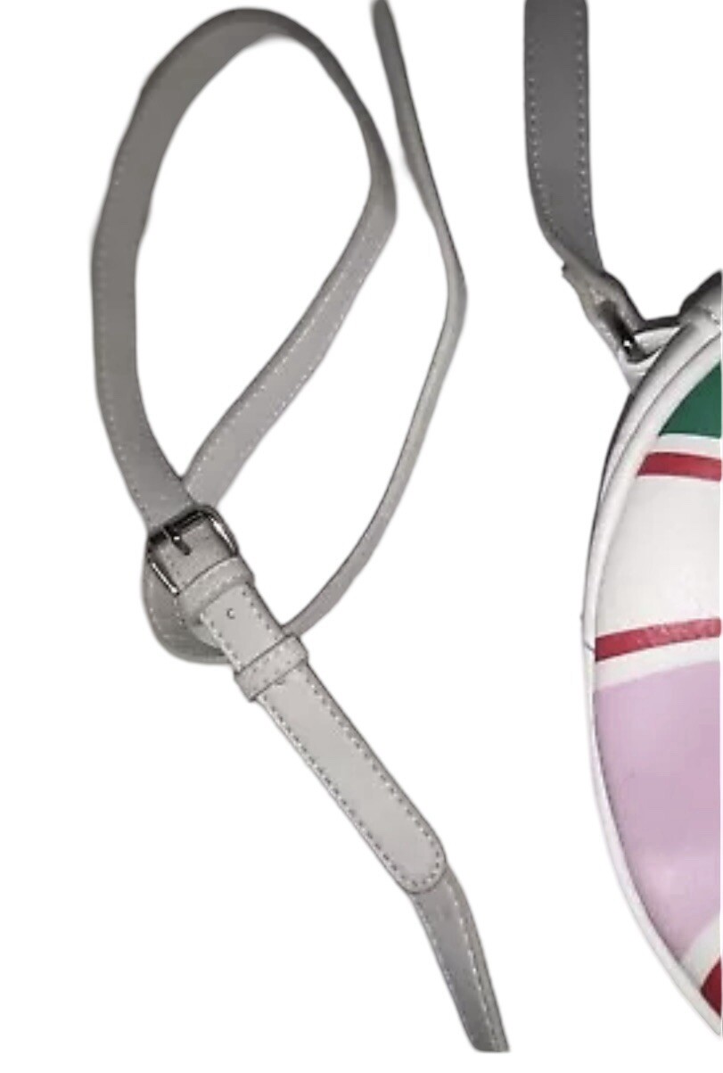 MAD LOVE White Mint Candy Holiday Purse Crossbody Handbag Adjustable Strap NWT