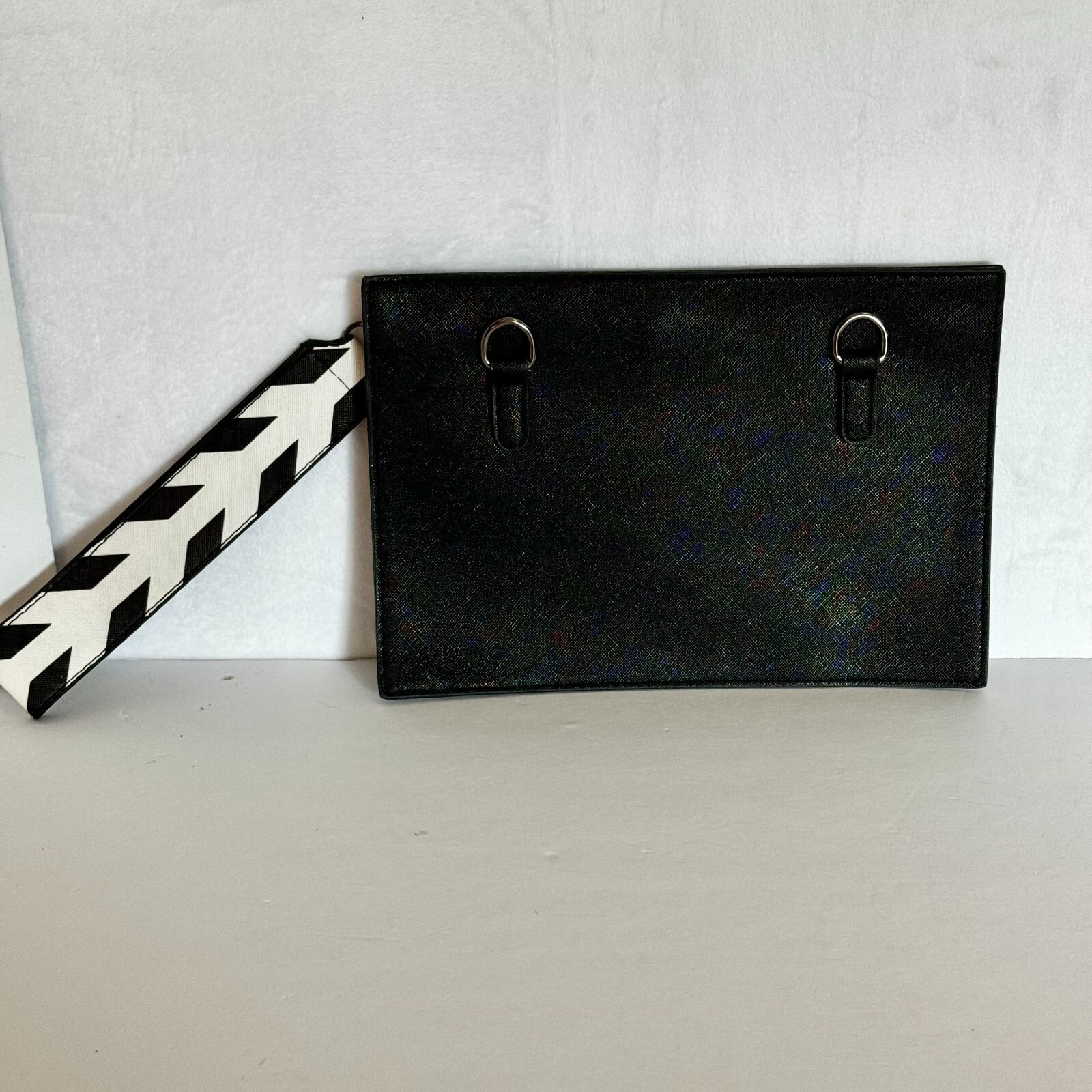 Movie Table Clapper Board Wrist Bag Scene Film Zip Handbag Purse No should strap