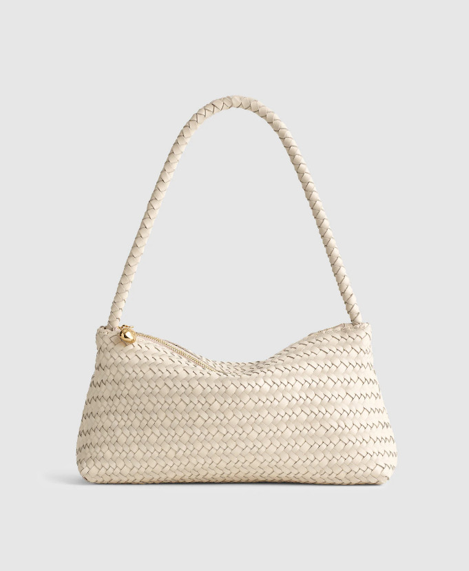 Madewell The Signature Woven Mini Zip Shoulder Bag – Vintage Muslin New