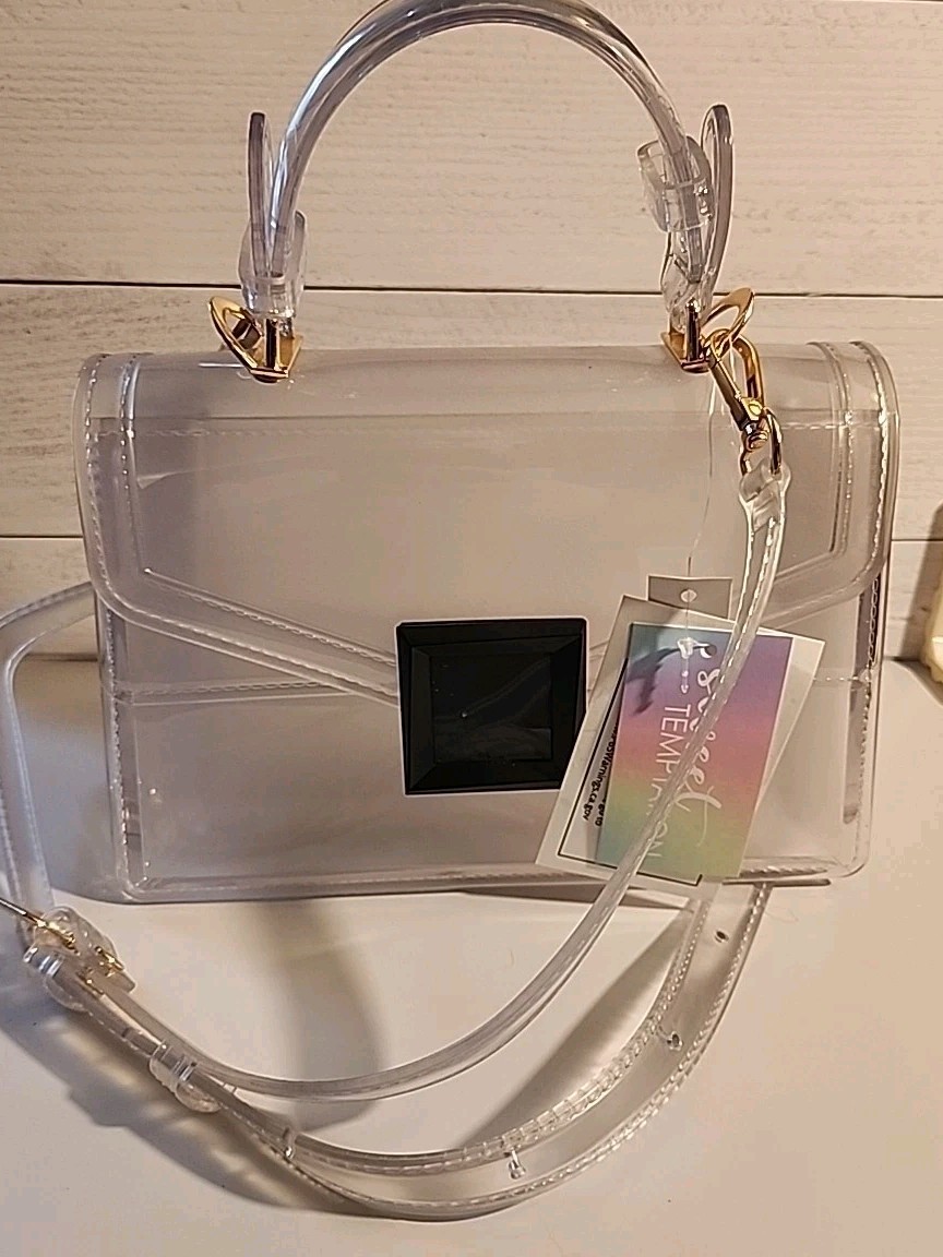 Y2K Fashion Candy Transparent Handbag Women 2021 Summer Clear Jelly Fashion Bag