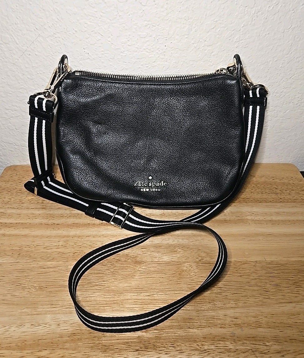 Kate Spade Rosie Pebbled Leather Crossbody Bag – Excellent Everyday Shoulder Pur