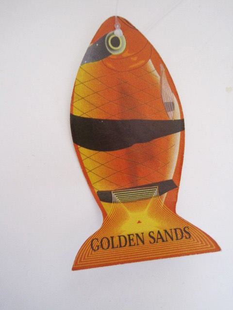 Golden Sands Handpainted Strawberry Cherry Shoulder Overnite Bag w/ Wood tag NWT