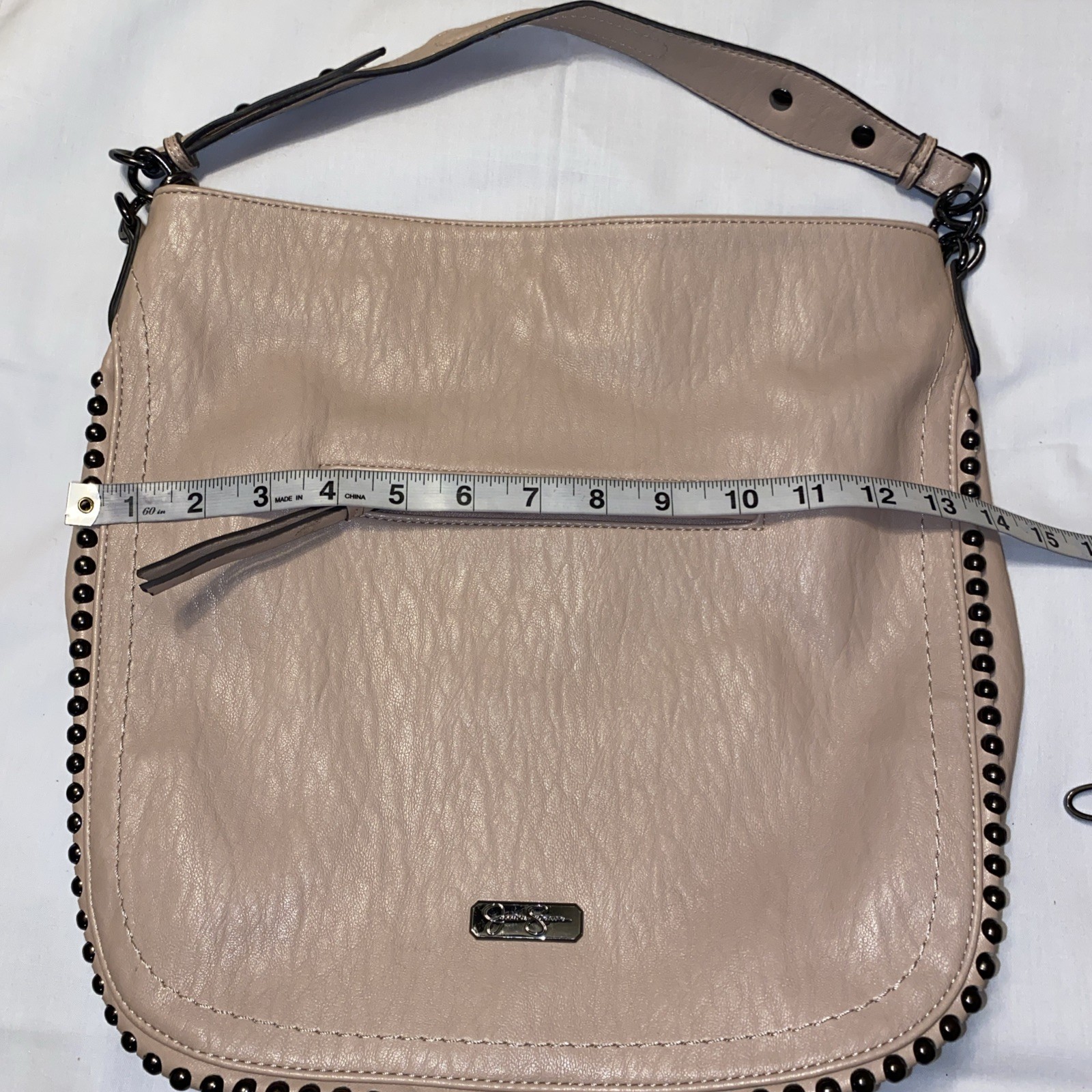 JESSICA SIMPSON CAMILE POWDER BLUSH Pink HANDBAG PURSE Crossbody Bucket Bag
