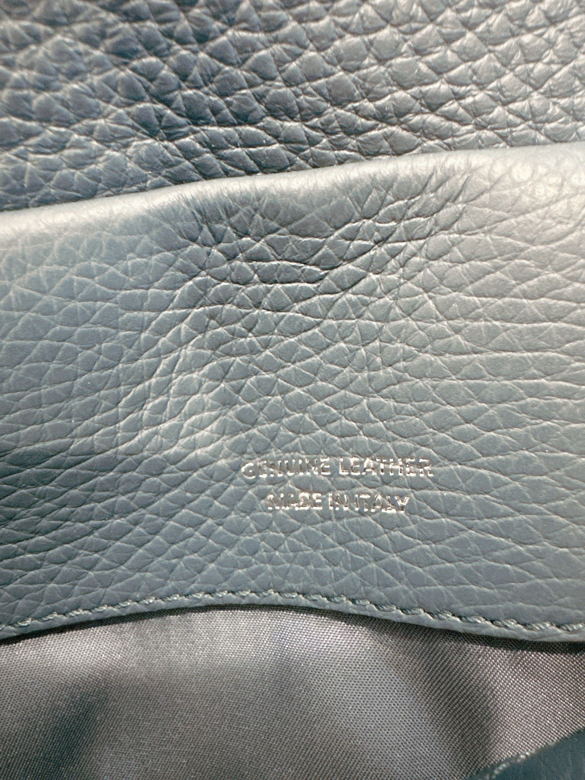 Tod’s Blue Small Pebbled Crossbody Bag, Magnetic Closure, Dust Bag, Pockets