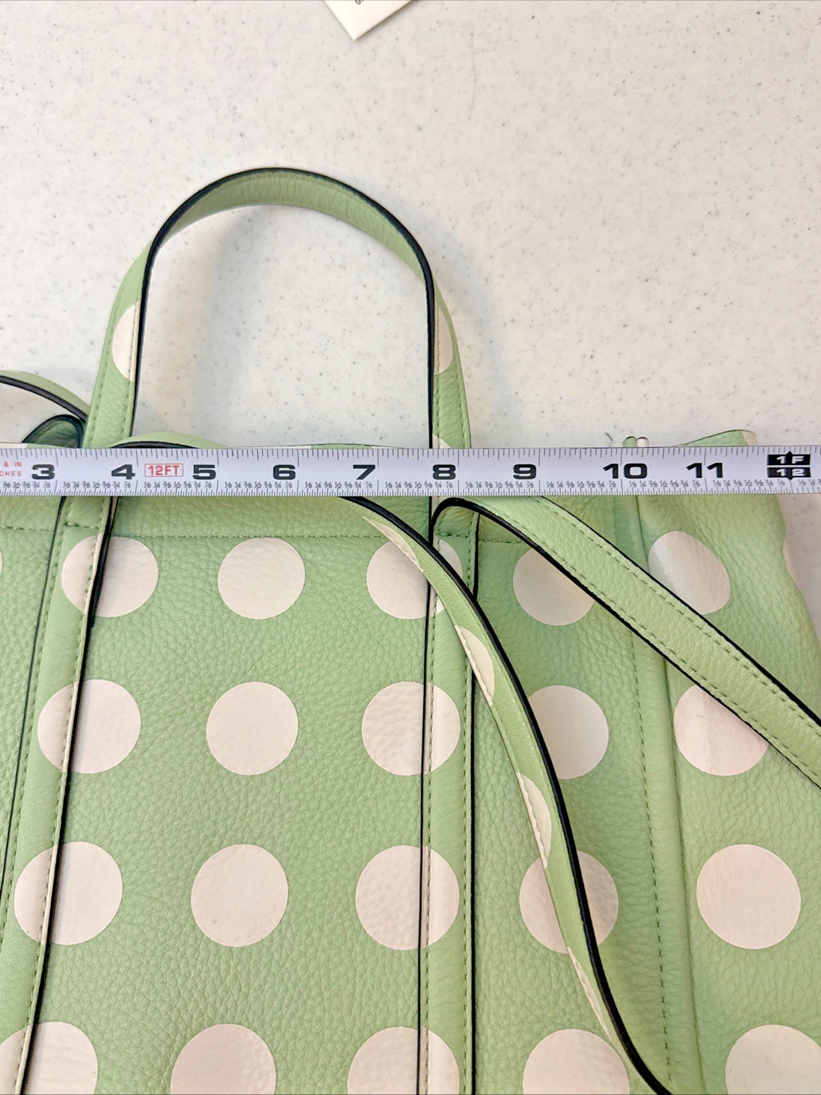 Marc by Marc Jacobs Mint Green Polka Dot Shoulder Bag