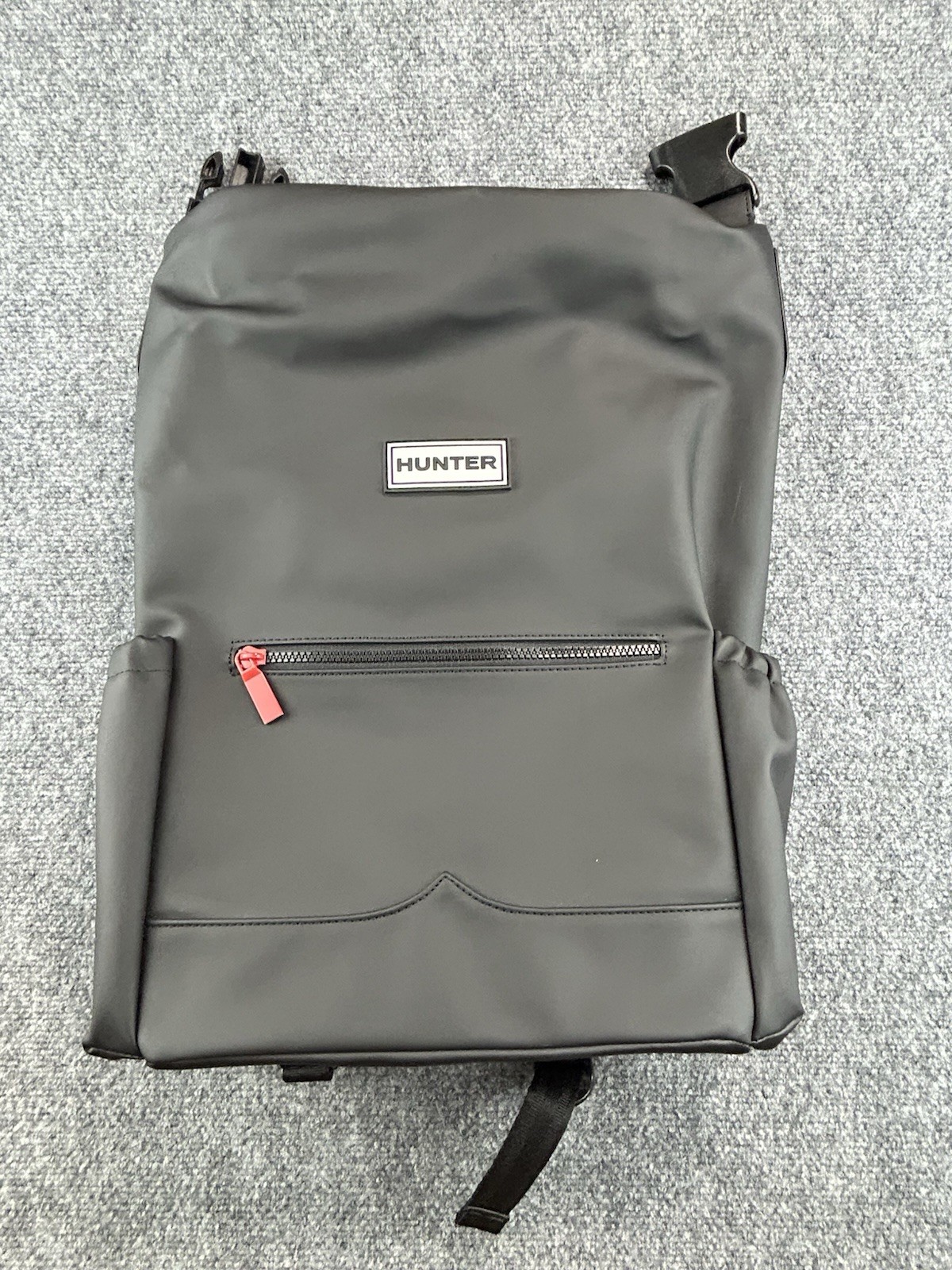 New Hunter Top Clip Backpack – WaterResistant, Adjustable Straps – Black