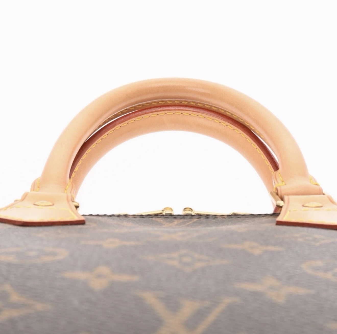 Louis Vuitton Alma PM Monogram Canvas Leather Satchel Top Handle Bag M53151