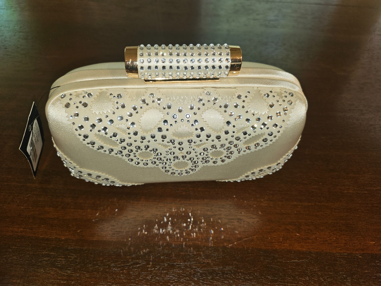 Badgley Mischka Clutch Purse With Thin Chain Strap, NWT, $160