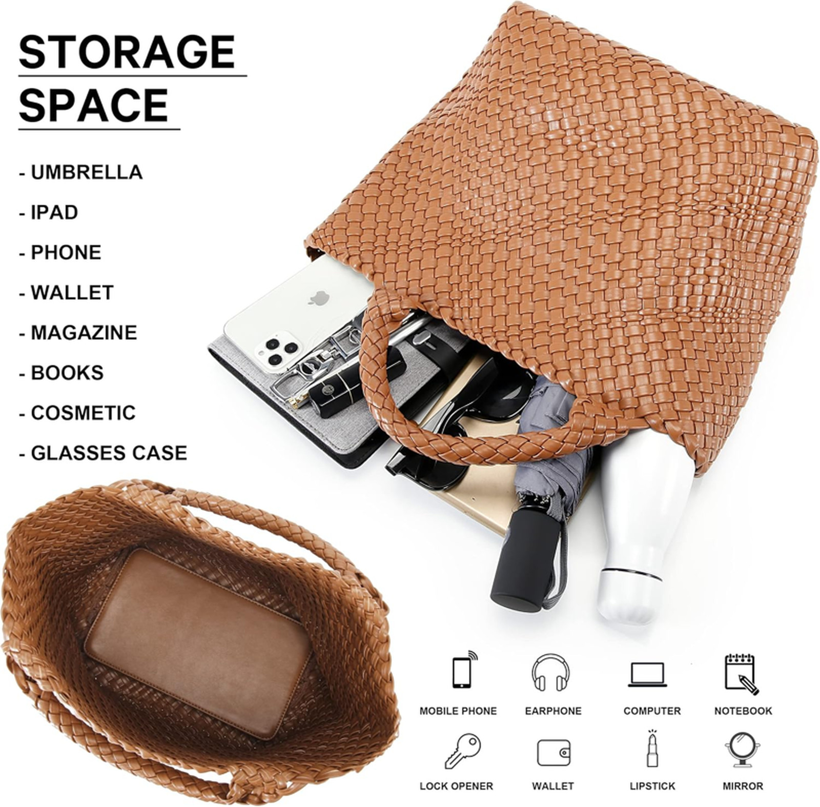 Vegan Leather Purses for Women, Handmade Purses and Handbags Summer Beach Travel