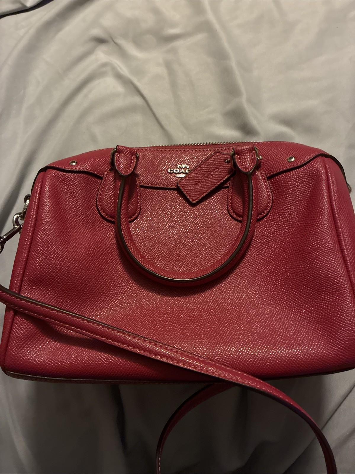 Coach Mini Bennett Satchel Handbag (Style f57521) & Matching Large Wallet