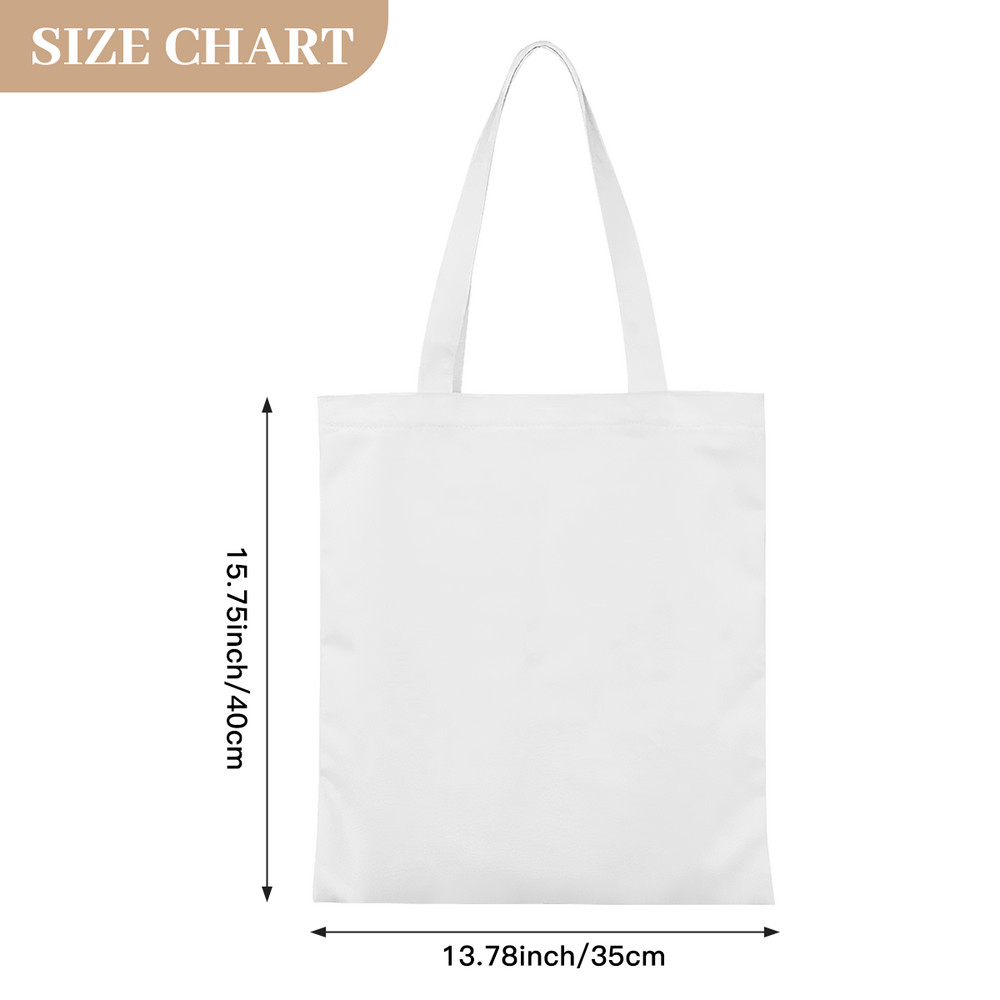 Custom Tote Bag Canvas Logo/Text/Image Print Your Design Durable Personalized