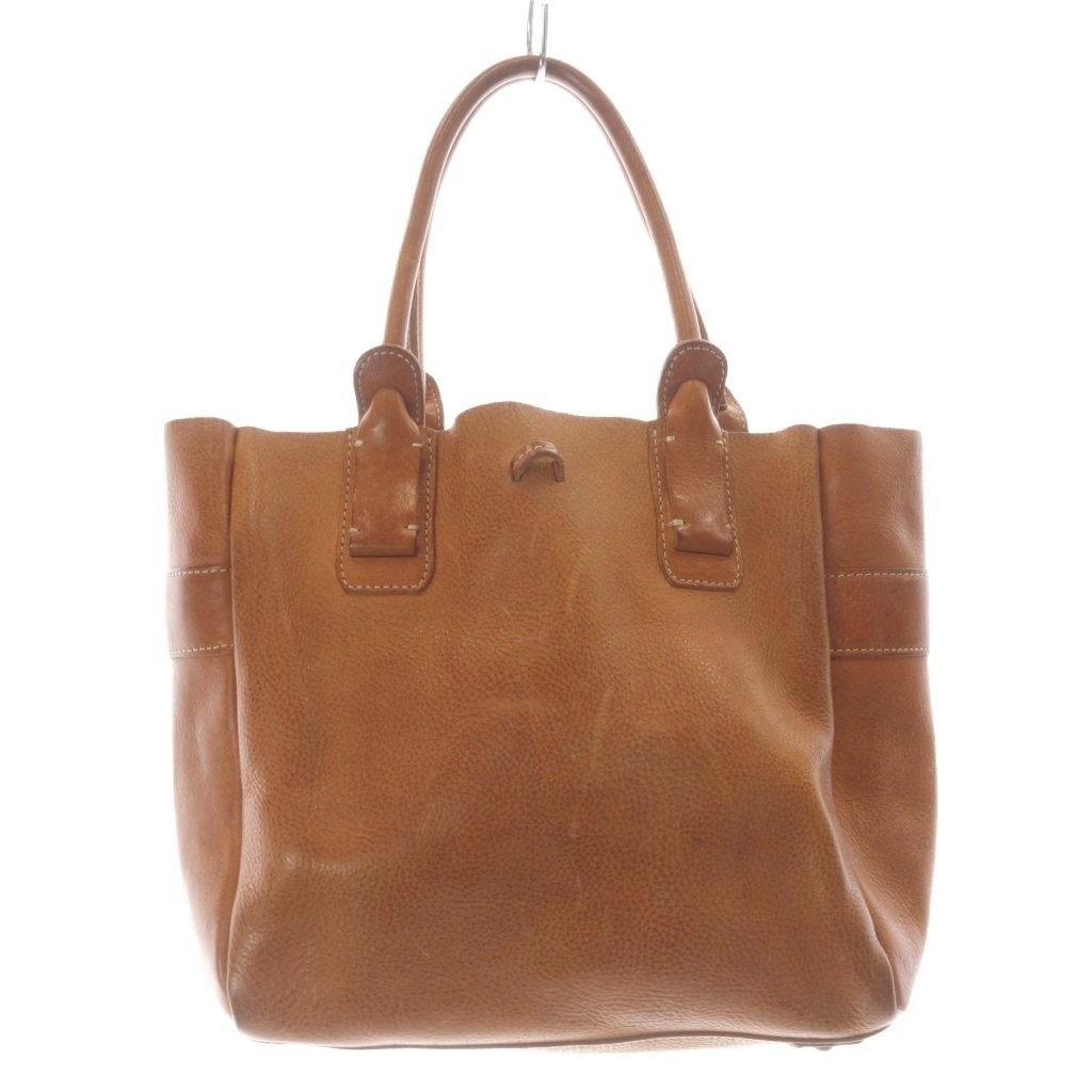 Dakota Leather Handbag Brown Vintage B Condition 8.9″ x 8.9″ Ladies