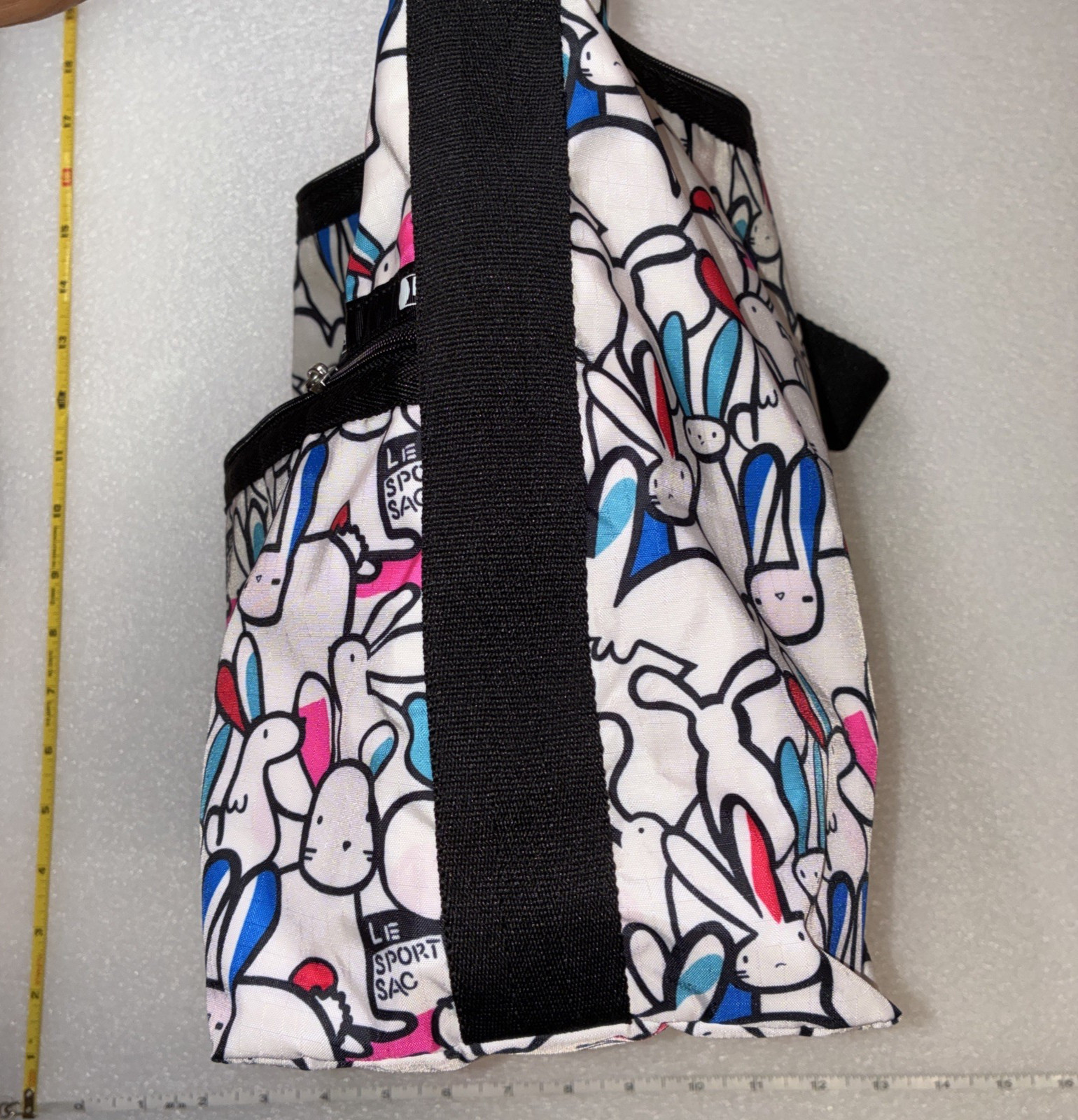 LeSportsac Playful Bunnies Bucket Bag, used
