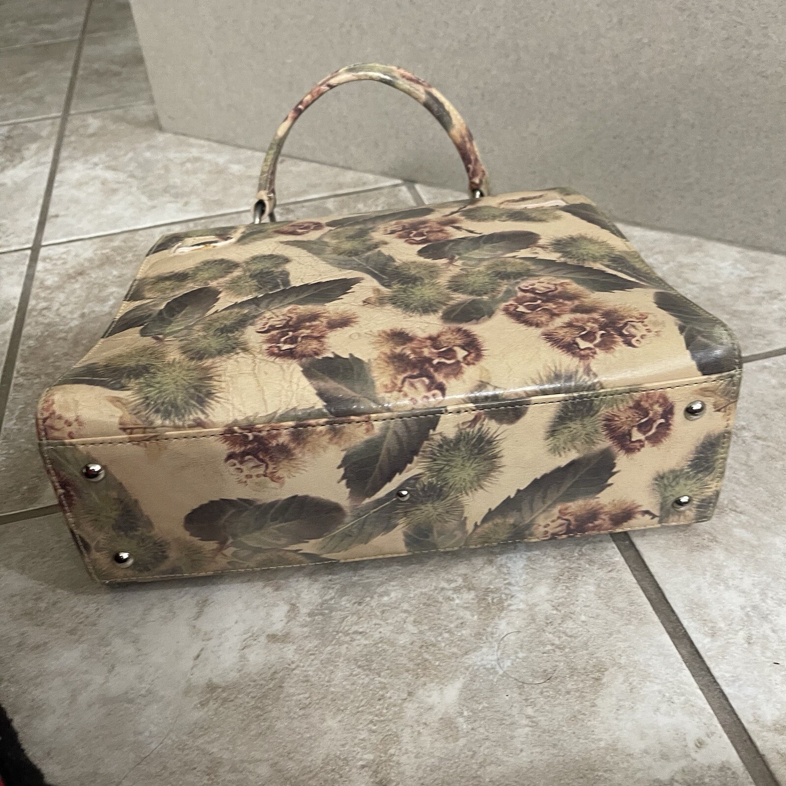 RARE Osprey LONDON By Graeme Ellisdon FLORAL HANDBAG VINTGE RETRO EUC