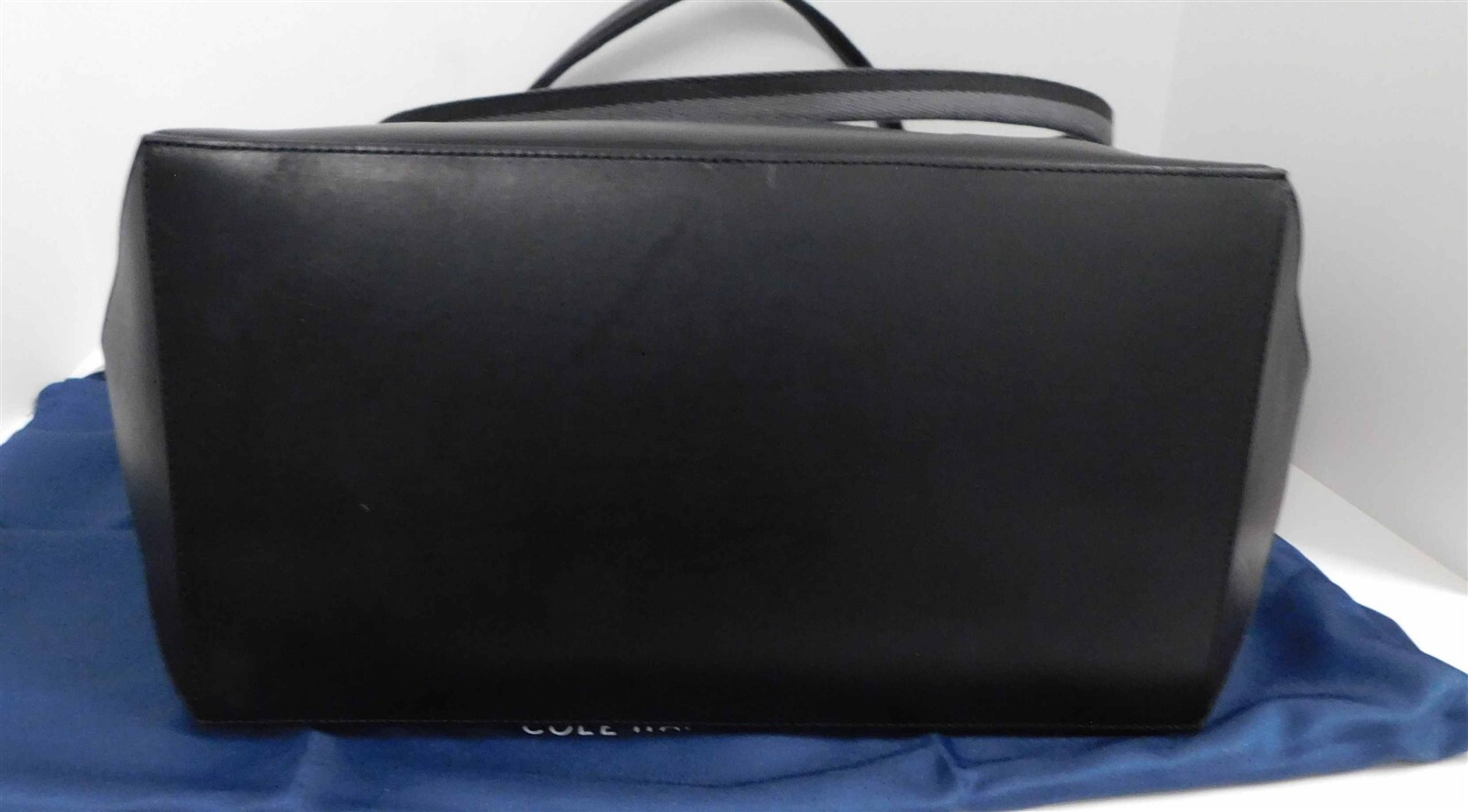 New Cole Haan Black Canvas Leather Total Tote Grand Series Carry-All Weekend Bag