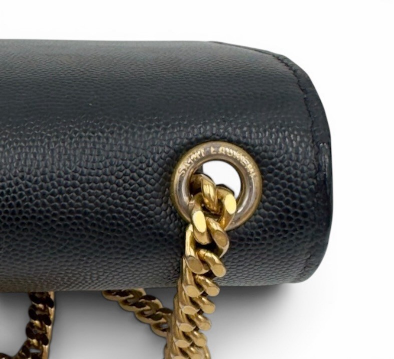 Saint Laurent Classic Kate Small Monogram Shoulder Bag with Gold Chain YSL