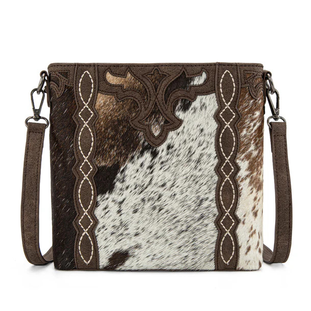 Trinity Ranch Western Hair-On Cowhide Concealed Carry Crossbody