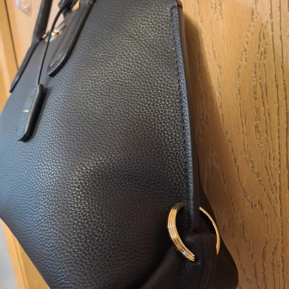 Michael Kors Sandra Gold Metal Large Satchel Bag