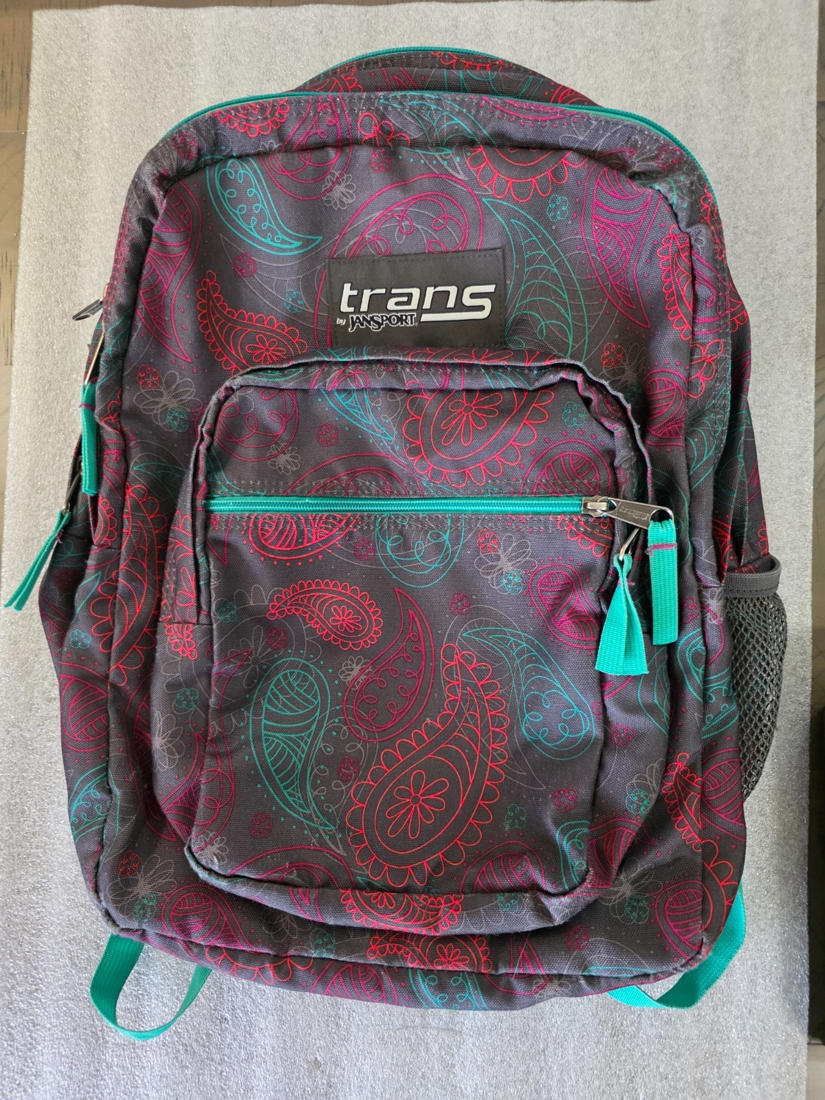 trans by Jansport Backpack Teal and Burgandy