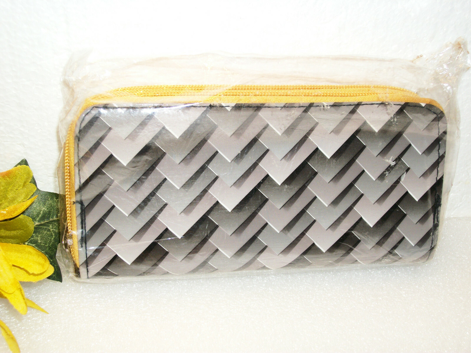 Lot of 2 Double Zipper Wallet – Clutch Bags 7 1/2″L x 3 3/4″H NWOT