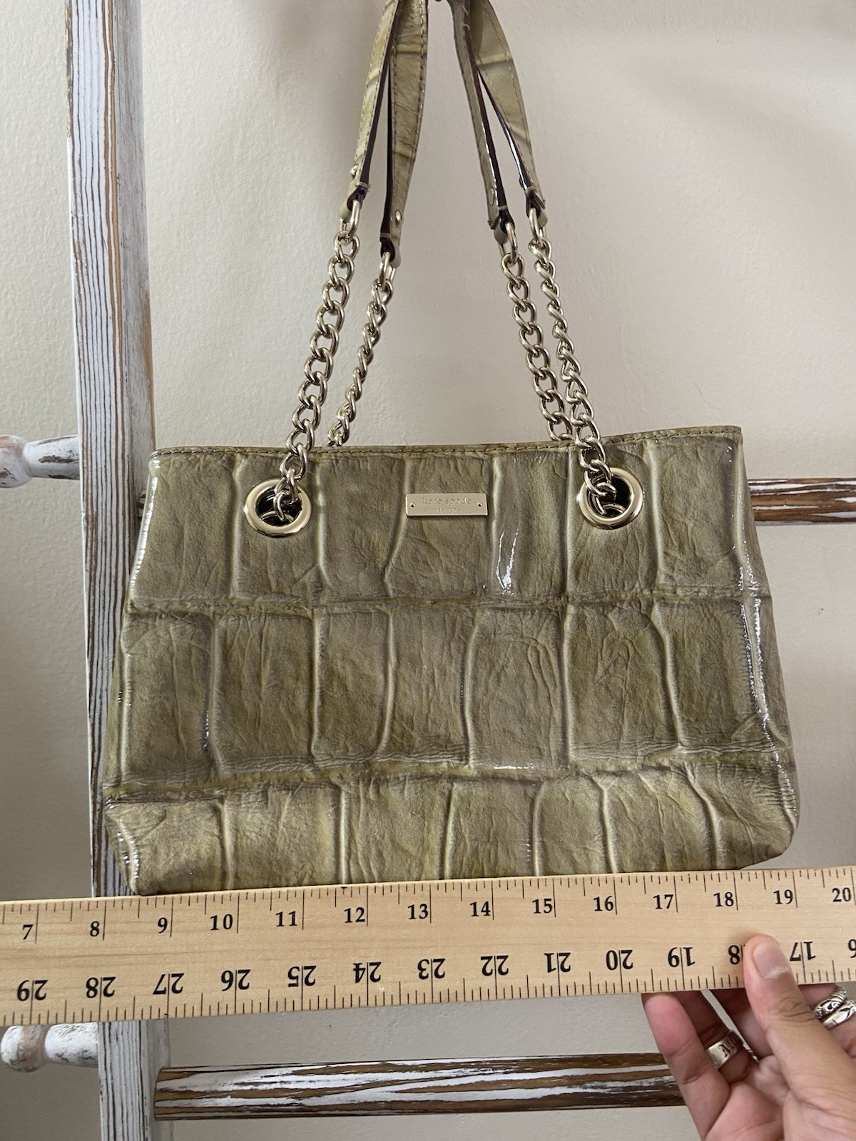 4-PIECE Kate Spade Leather Hand Shoulder Bag Lot, Fair-Good Cond