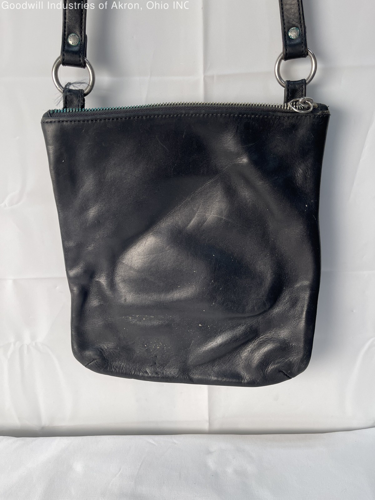 Gently Loved Certified Authentic Black Vintage Coach Leather Cross Body Handbag