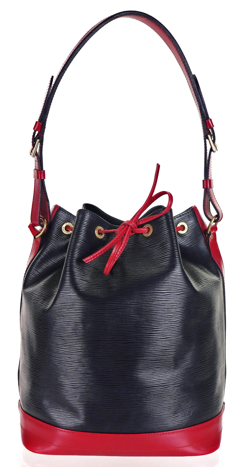Authentic LOUIS VUITTON Noe GM Black Epi Leather Shoulder Bag France Excellent